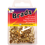 Gold - Brads .75" 50/Pkg