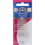 Embroidery Hand Needles, Size 1/5 12/Pkg