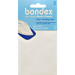 White - Bondex Iron-On Mending Fabric 6-1/2"X14"