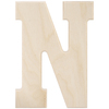 N - Baltic Birch University Font Letters & Numbers 5.25"