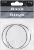 Silver - Book Rings 2" 2/Pkg