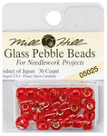 Ruby - Mill Hill Glass Pebble Beads 5.5mm 30/Pkg