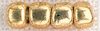 Old Gold - Mill Hill Glass Pebble Beads 5.5mm 30/Pkg