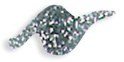 Glittering - Silver - Scribbles 3D Fabric Paint 1oz