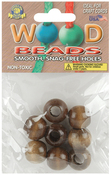 Walnut - Round Wood Beads 20mm 8/Pkg