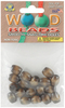 Walnut - Barrel Wood Beads 13mmX11mm 18/Pkg