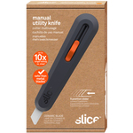 Grey/Orange - Slice Smarty Series Manual Utility Knife