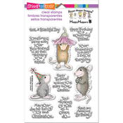 Friend Wishes - Stampendous Perfectly Clear Stamps 4"X6"