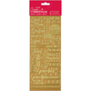 Contemporary Christmas Relations -Gold - Papermania Outline Stickers