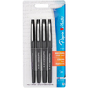 Black - Paper Mate Flair Medium Felt Tip 4/Pkg
