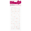 Uppercase Alphabet - Papermania Glitter Dot Stickers