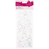 Flourishes Teal & Pink - Papermania Glitter Dot Stickers