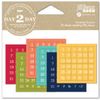Day 2 Day Planner Number Stickers