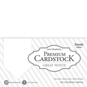 Great White - Core'dinations Value Pack Smooth Cardstock 12"X12" 20/Pkg