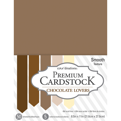 Core'dinations Value Pack Smooth Cardstock 8.5X11 40/Pkg-Vanilla