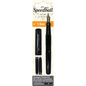 Black - Speedball Calligraphy Fountain Pen 1.5mm