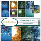 Fairy Forest W/Fireflies & Unicorn - Reminisce Collection Kit 12"X12"