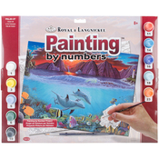Ocean Life - Paint By Number Kit 15.375"X11.25"