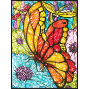 Butterflies - Foil Paint By Number Kit 8"X10"