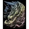 Unicorns - Holographic Foil Engraving Art Kit 8"X10"