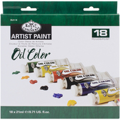 Assorted Colors - Oil Paints 21ml 18/Pkg