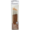 Gold Taklon Round 6/Pkg - Value Pack Brush Sets