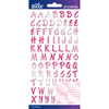 Hot Pink Foil Brush Small - Sticko Alphabet Stickers