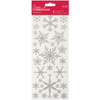 Silver Snowflakes - Papermania Create Christmas Glitterations Stickers