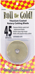 45mm 2/Pkg - Roll The Gold! Titanium Coated Rotary Cutting Blade Refills