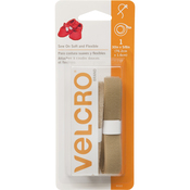 Beige - VELCRO(R) Brand Sew-On Soft & Flexible Tape 5/8"X30"