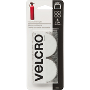 White - VELCRO(R) Brand Industrial Strength Coins 1-7/8" 4/Pkg