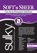 20"X36" - Soft & Sheer Cut-Away Permanent Stabilizer
