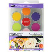 Flower Coloring #1 - Susan's Garden - PanPastel Ultra Soft Artist Pastel Set 9ml 10/Pkg