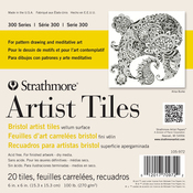 Bristol Vellum - Strathmore Artist Tiles 6"X6" 20/Pkg