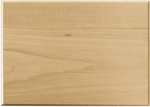 Basswood Rectangle Thin Plaque