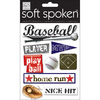 Baseball - Soft Spoken Themed Embellishments