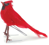 Male Cardinal - Mushroom Bird 5"