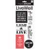 Live Well - Sayings Stickers