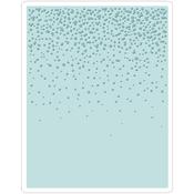 Snowfall/Speckles Texture Fades A2 Embossing Folder by Tim Holtz - Sizzix