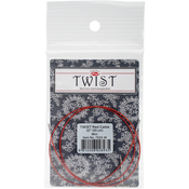 Mini - Twist Red Lace Interchangeable Cables 22"