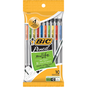 Clear Barrels - BIC Xtra Life Pencils 10/Pkg