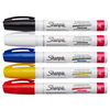 Black, Blue, Yellow, Red And White - Sharpie Medium Point Oil-Based Paint Markers 5/Pkg