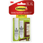 8 Medium Strips & 16 Large Strips - Command Picture Hanging Strips 24/Pkg