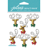 Glittered Deer Head - Jolee's Boutique Dimensional Stickers