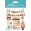 Mod Happy Birthday - Jolee's Boutique Dimensional Stickers