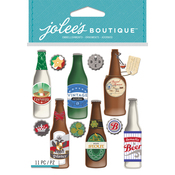 Beer Bottles - Jolee's Boutique Dimensional Stickers