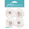 White Gem Florals - Jolee's Boutique Dimensional Stickers
