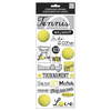 Tennis - Designer Chipboard Stickers