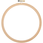 Natural - Wood Embroidery Hoop W/Round Edges 8"