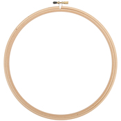 Natural - Wood Embroidery Hoop W/Round Edges 9"